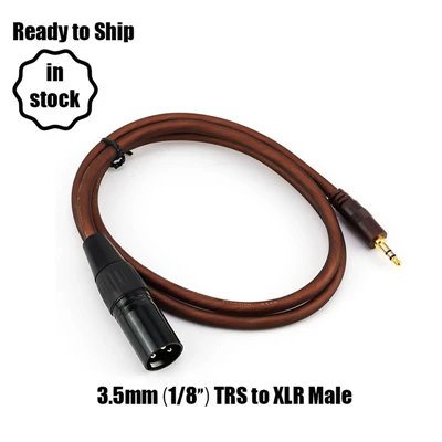 XLR мъжки към 3,5 мм кабел